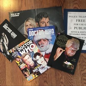 Doctor Who assorted magazines and posters